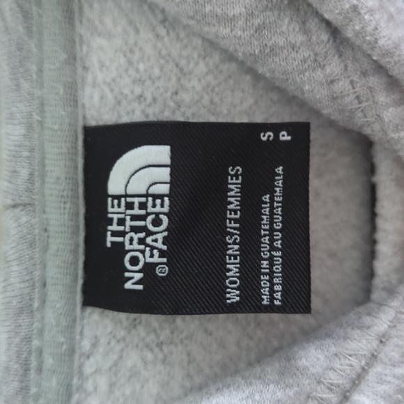 The North Face fleece hoodie gray small - Picture 3 of 7